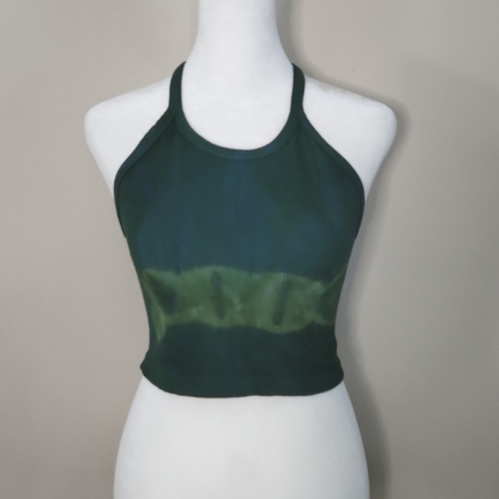 Nwot Free People Movement Happiness Runs Custom Tie Dye Crop Top